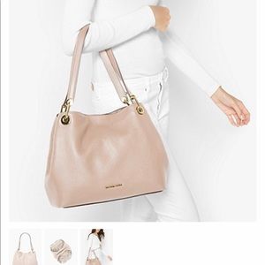 Michael Kors Raven Large Pale Pink Purse